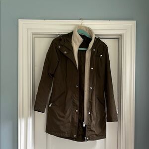 Ralph Lauren Olive Utility Jacket with Structured Silhouette